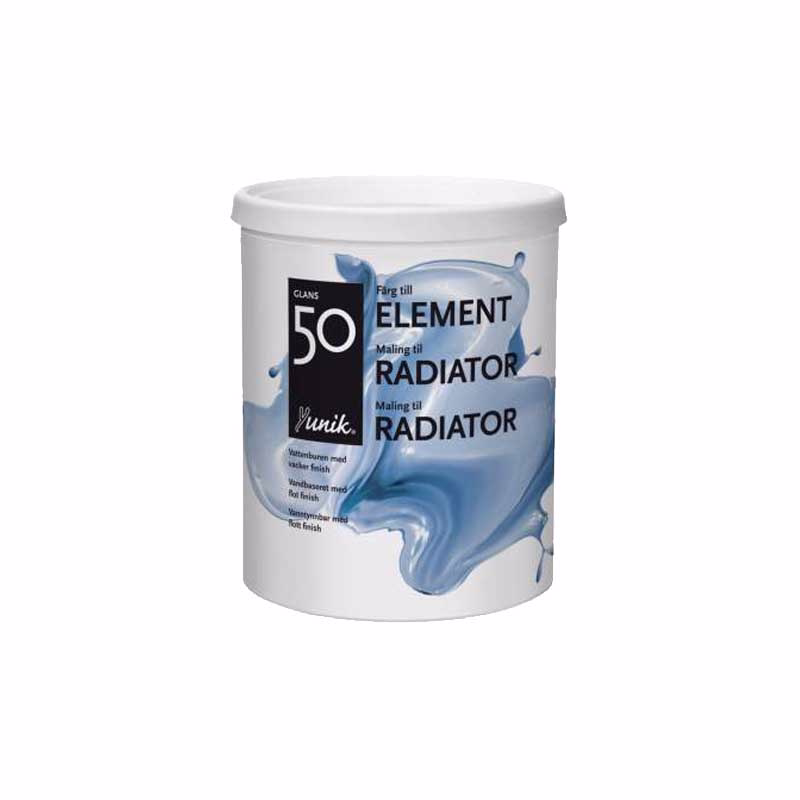 Radiatormaling  Hvid 0,75 L
