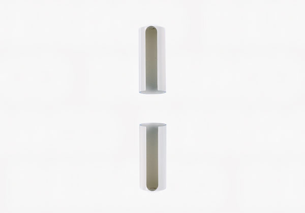 Pyntekappe 45x18mm t/indb hvid