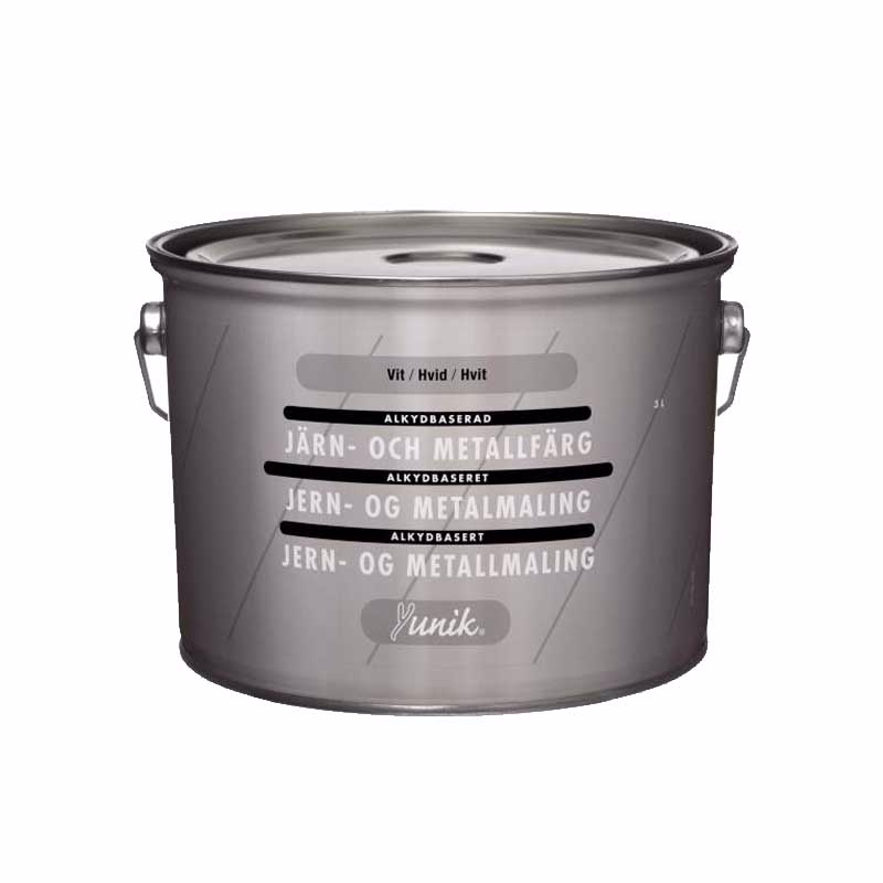 Jern- & metalmaling Hvid 0,75 L