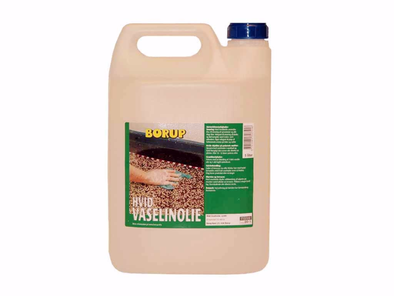 Vaselineolie syrefri hvid 5,0l