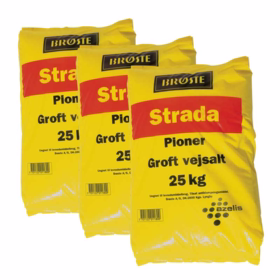Strada - Vejsalt 25kg pose - 1 palle (Minimumskøb 5 paller)