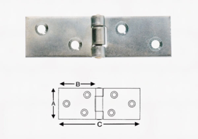 PN Beslag - Bladhængsel