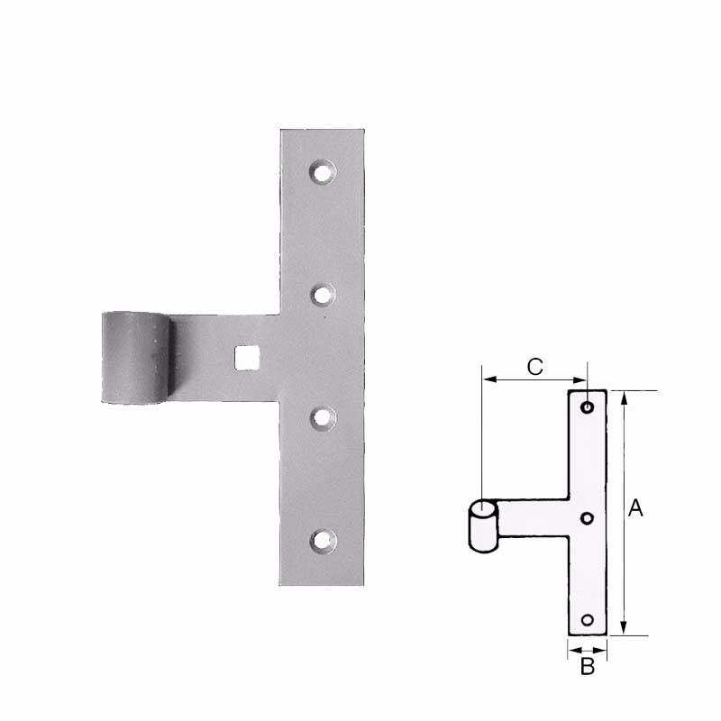 Midterhængsel fzv 205mm 15321