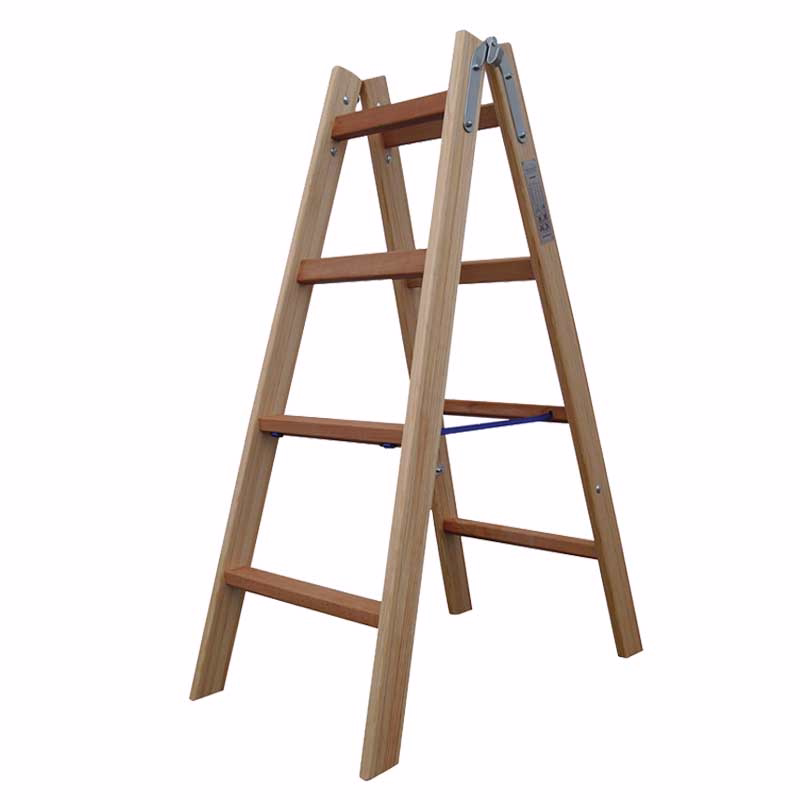 Wienerstige træ lamineret vange 4trin 1.16mtr