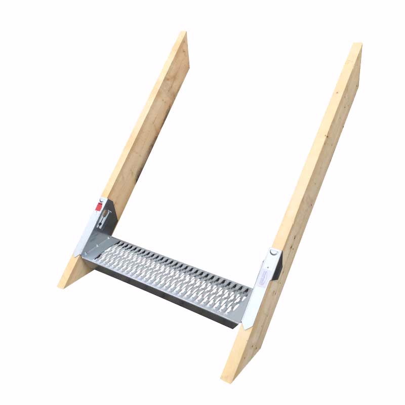 Byggeplads trin galv.  20cm x 95cm