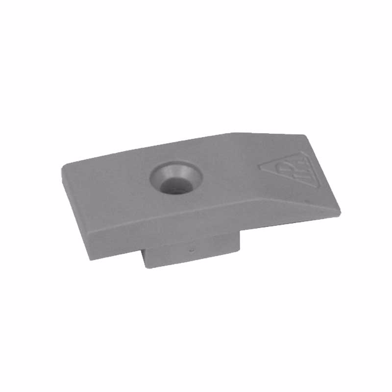 Styreklods sort plast 42x20x10mm 16x5/9mm 63230