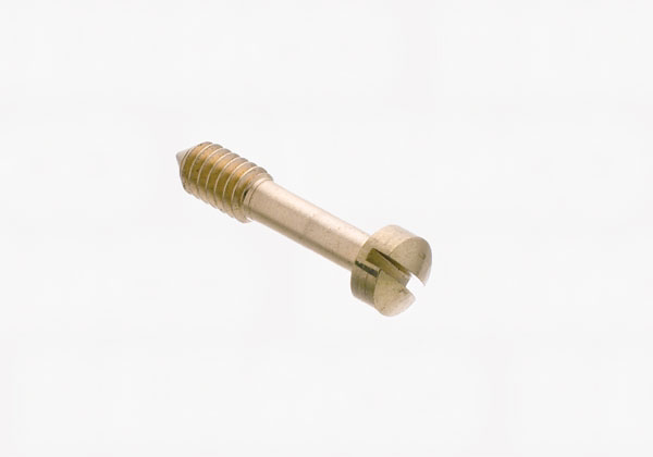 Koblingskrue 1/4" 30 kærv messing á 4 stk