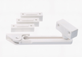 Assa Abloy - Sikringsbeslag 92 hvid, indadgående