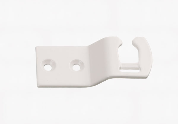 Karmbeslag hvid V-ind/H-ud 3853