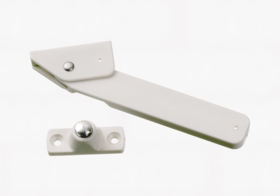 Assa Abloy - Sikringsbeslag 93 hvid, udadgående