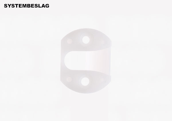 Styreblik brun plast 38x30x8mm 23180 pk á 100 stk