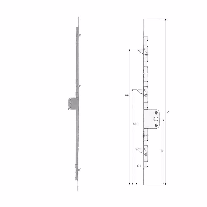 Kolvepaskvil fzb 2110mm D40 23291