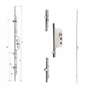 Assa Abloy - Paskvil m/bremse 891S GH 1000mm