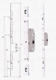 Assa Abloy - Paskvil 719 dornmål 28