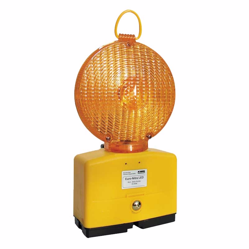 Blinklygte LED 2x6V gul enkeltsidet
