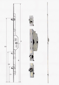Assa Abloy - Kantstanglås 761