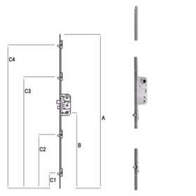 Assa Abloy - Paskvil sektion 951 med lås