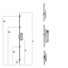 Assa Abloy - Paskvil sektion 1055 med lås