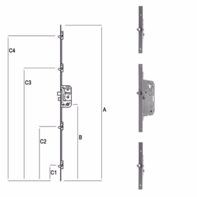 Assa Abloy - Kolvepaskvil 956 uden lås