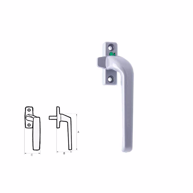 Forvrider Tf501snf V grå ral 9006