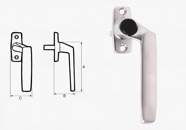 Paskvilgreb 285 matkrom 8x55 mm højre m/knap