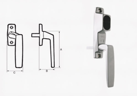 Assa Abloy - Paskvilgreb til cylinder 8350