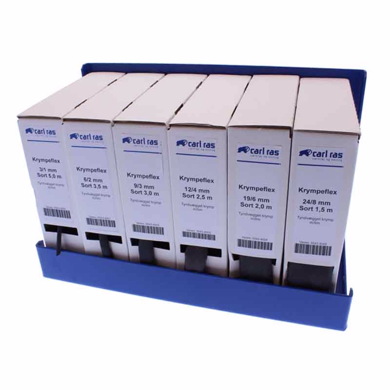 Krympeflex metalrack inkl. 6 størrelser