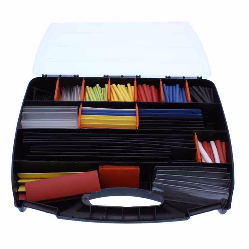 Krympeflex i box, ass. 350 stk. 3,2-25,4mm