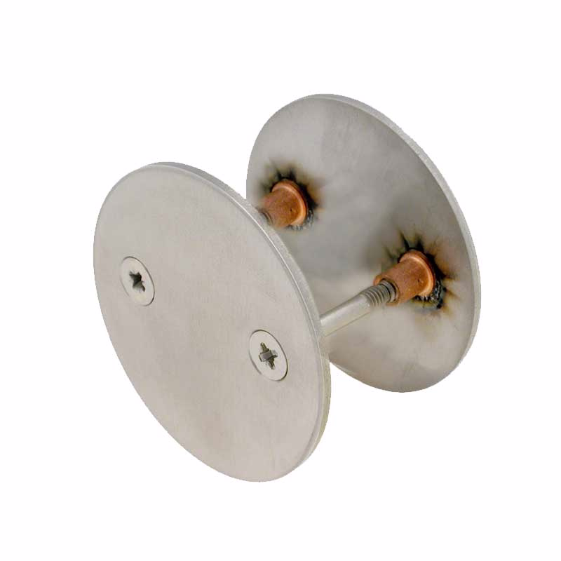 Blindskilte RS Ø53x2mm massiv cc30mm M5 8627-300