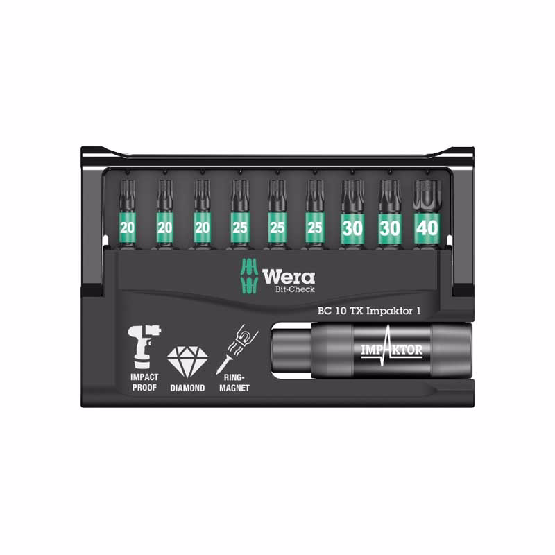 Bitssæt Bit-check 10 TX Impaktor 1