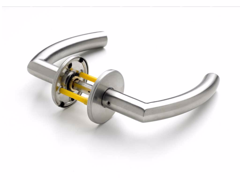 Dørgreb RS F-form buet Ø18 klips cc30/38, 40-65 7060.084AB