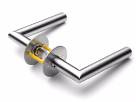 Line 18 - Dørgreb RS G-form Ø18mm m/rosetter