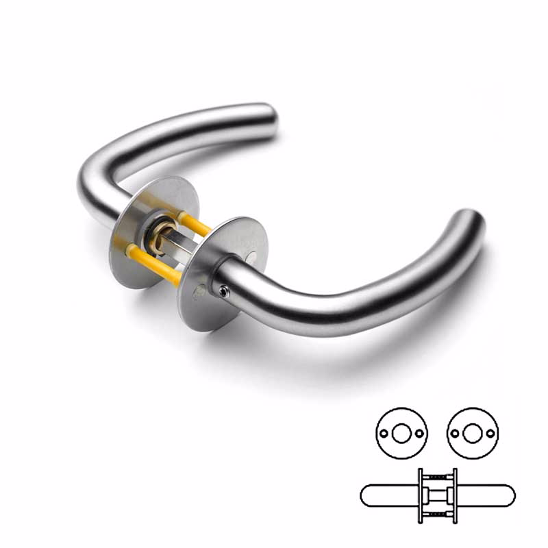 Dørgreb RS C-form Ø18 massiv cc30, 40-65 7062.04AB