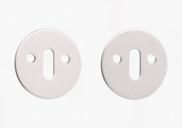 Nøgleskilte RS Ø50x2mm massiv cc27mm 7100.04M