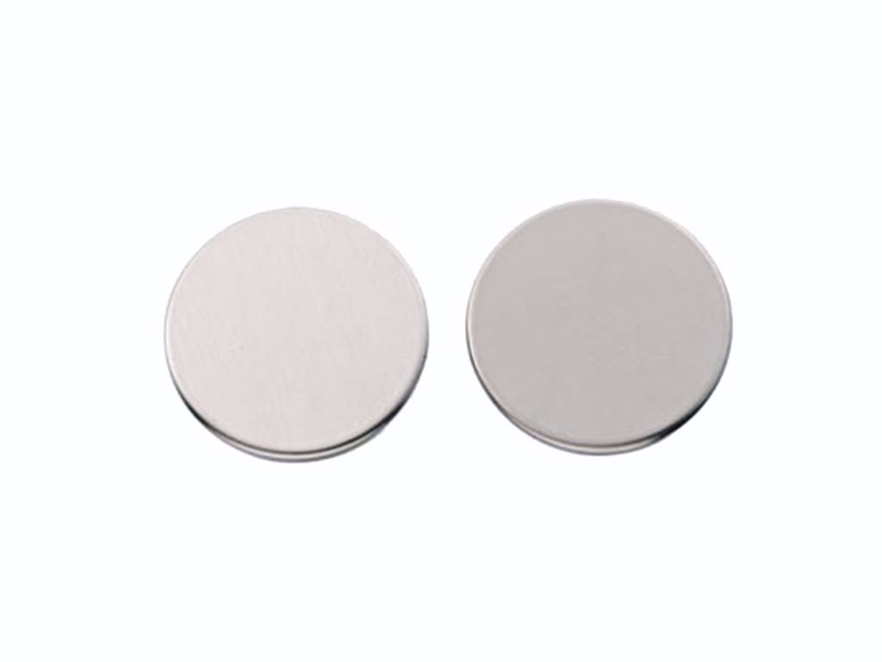 Blindskilte RS Ø52x4mm klips m/træskr cc38mm 7145.05