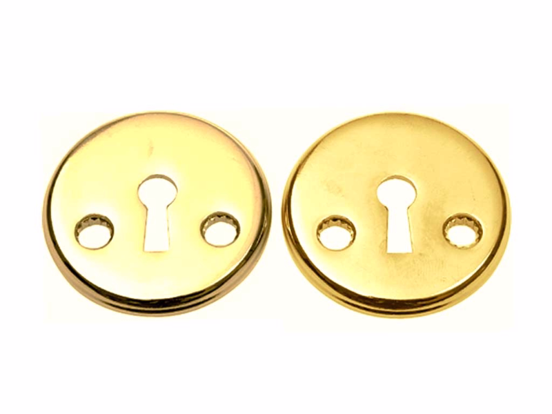 Nøgleskilte mess Ø50x6mm oppres cc27mm 38-42mm 2991