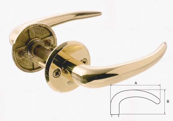 Dørgreb mess Coupe 661 cc30, 35-65 M5