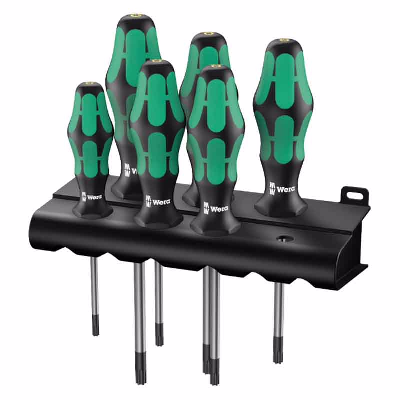 Skruetrækkersæt Torx 6 stk
