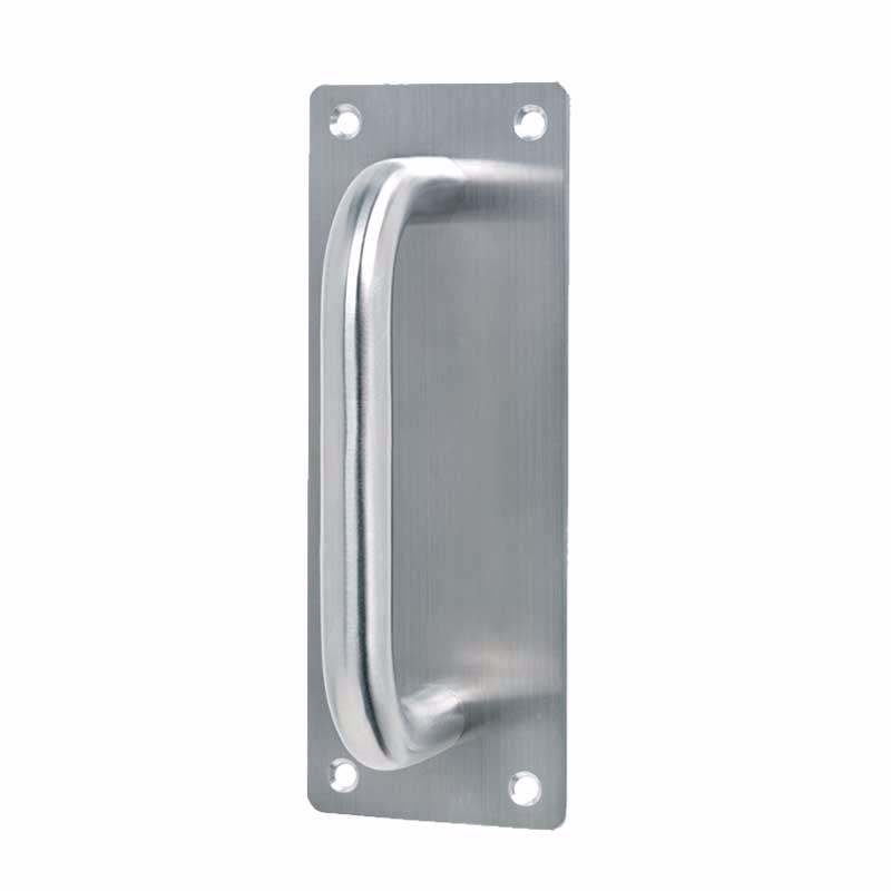 Dørhank RS lige Ø16x125mm på skilt 175x65x2mm m/skruer