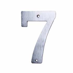  - Husnummer og bogstav 572 børstet krom