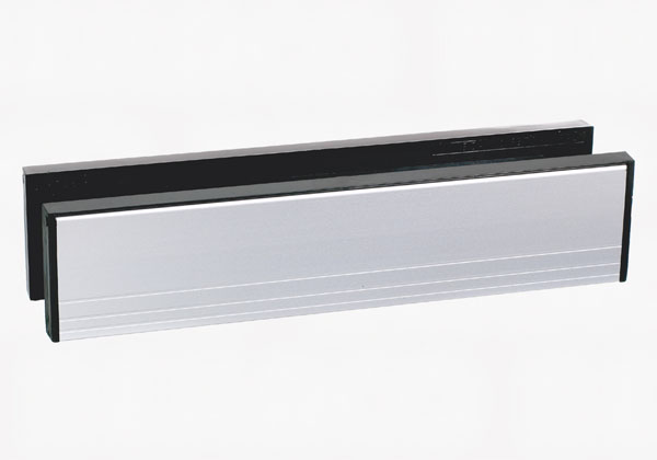 Brevskilt sølvelox 295x66