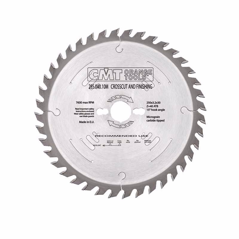 Rundsavklinge Ø160x2,2x20mm z12w