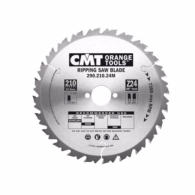 Rundsavklinge Ø216x2,8x30mm Z24NEG Træ