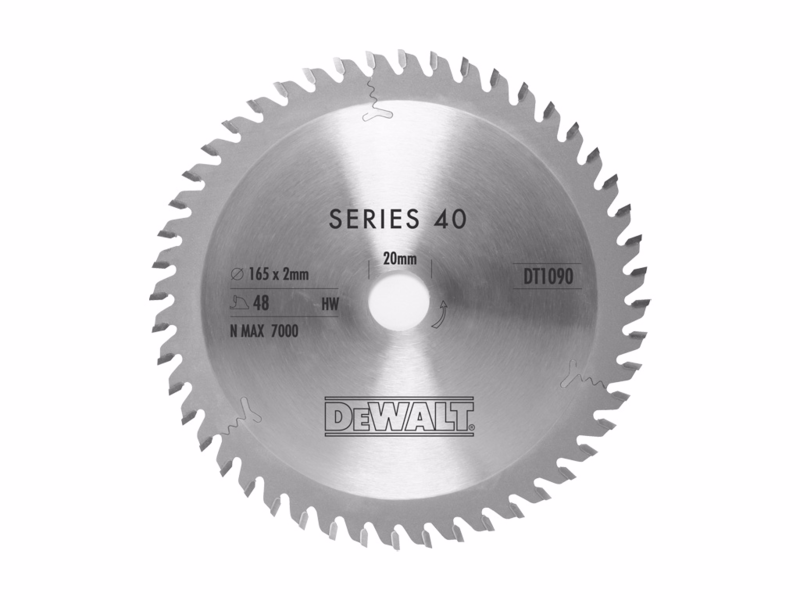 Rundsavklinge 165x2,0x20 z48 træ