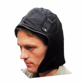 OS - Hjelmhue 1021 poplin m/rem Blå