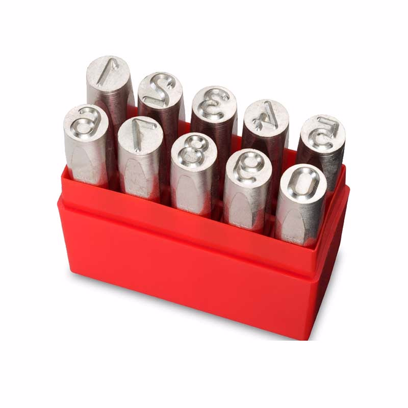 Ståltal 0-9.  8 mm a 10 stk