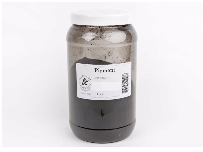 Jern oxyd pulver sort 1kg