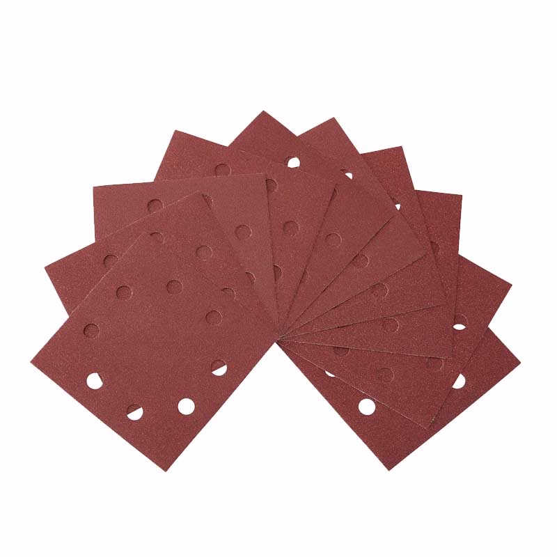 Slibepapir velcro 115x115mm 8h k40 á 10 stk