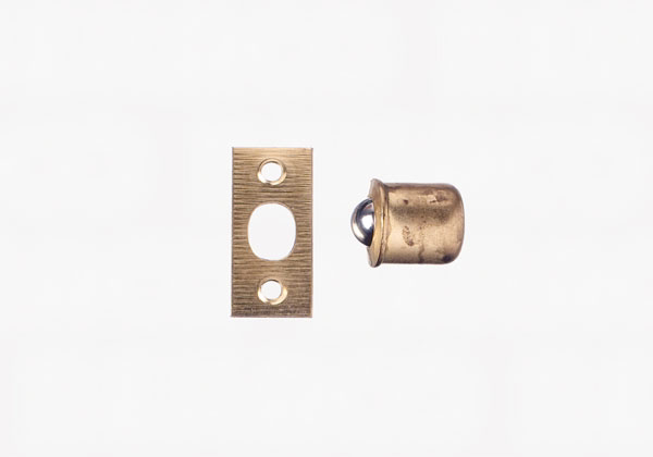 Patronkuglelås 12,5mm form á 10 stk
