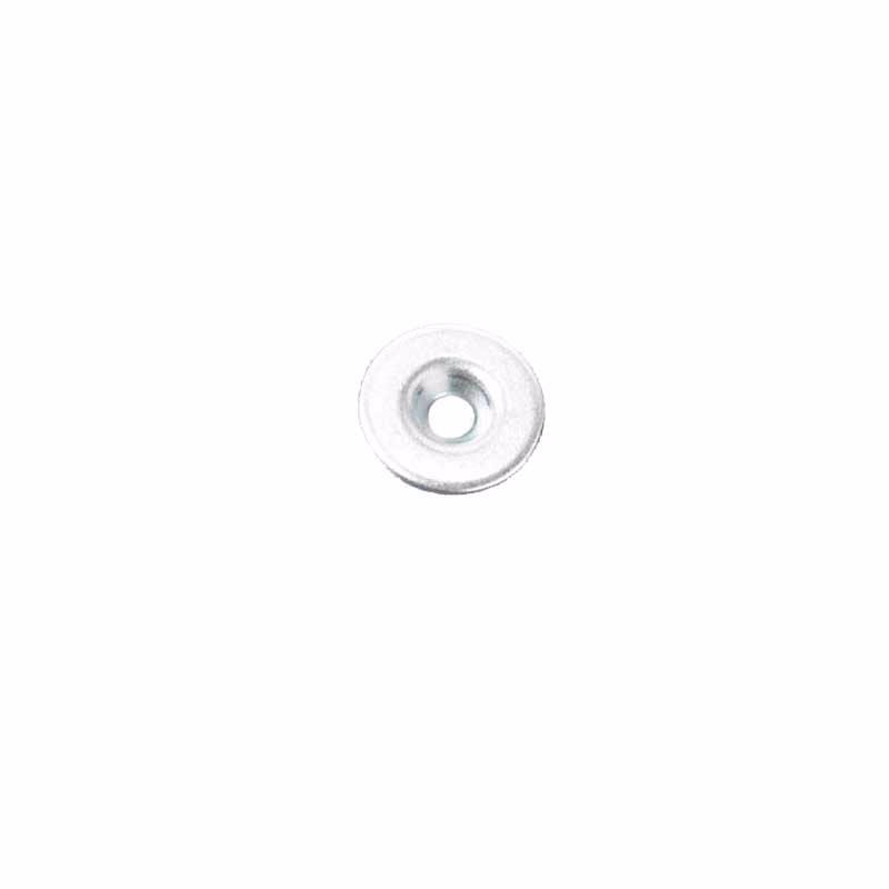 Slutblik til skabsmagnetlås Ø15mm m/hul á 10 stk.